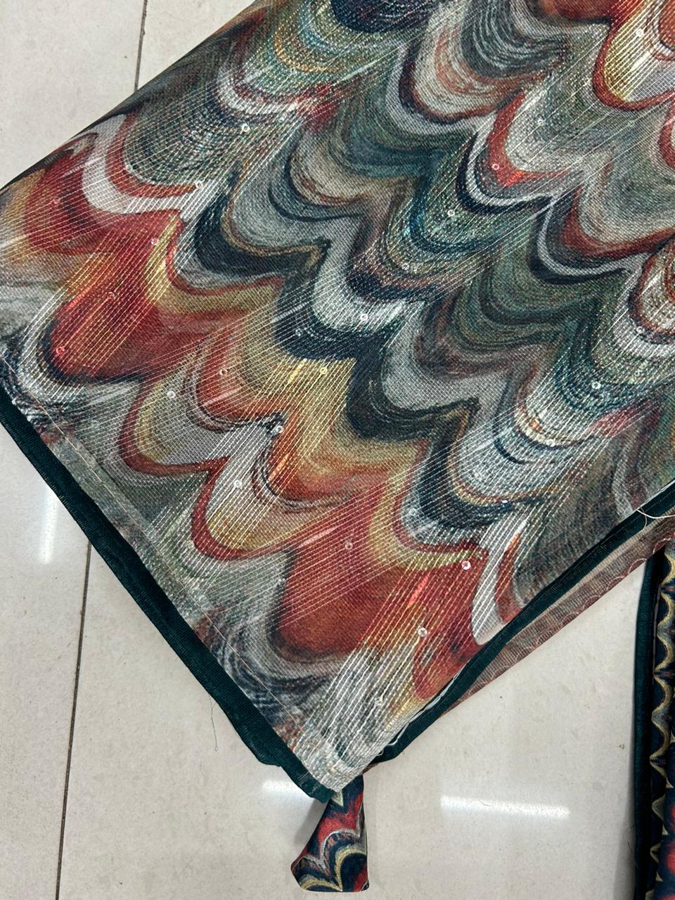 Df 106 Mallika Feni Cotton Organza Silk Saree Catalog